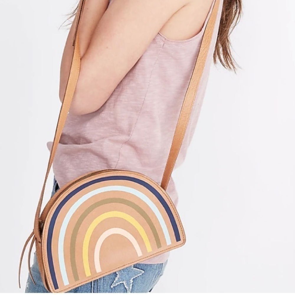 The Simple Half-Moon Crossbody Bag: Rainbow Edition sold out - Picture 10 of 10